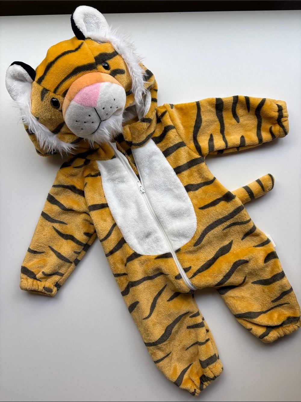 Tiger Hooded Romper Costume - Infant